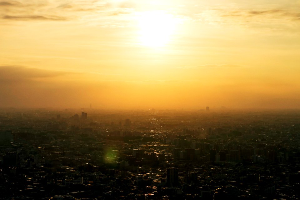 Park hyatt tokyo, Japan, Goldenhour in