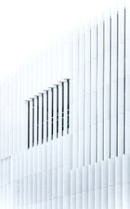 architectural photography of white building