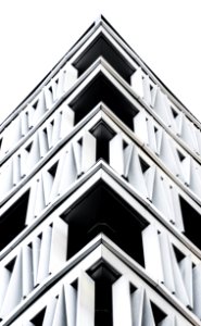 white and black high rise building photo
