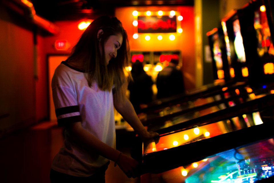Girl, Smile, Pinball