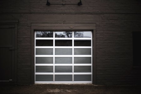 white metal window frame photo