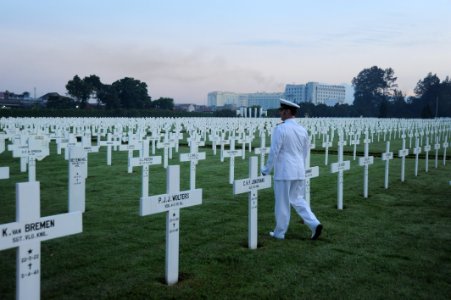 Dutch war cemetery, Ung, Indonesia photo