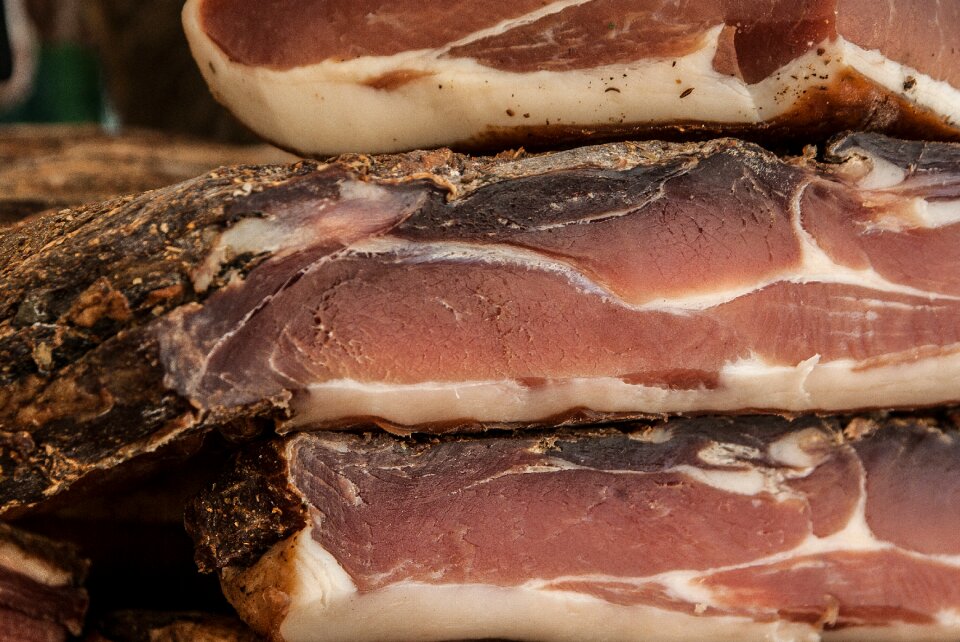 Meat butcher market