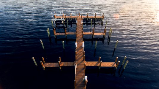 dock during daytime photo