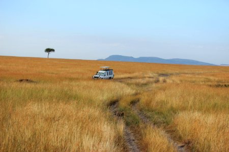 Masai mara game reserve, Kenya, Vehicle photo