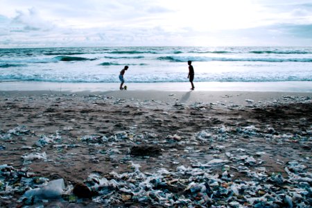 Kuta beach, Indonesia, Litter
