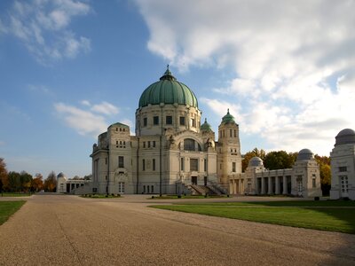 Austria cemetery church