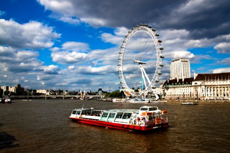 London, United kingdom, Ferris wheel photo