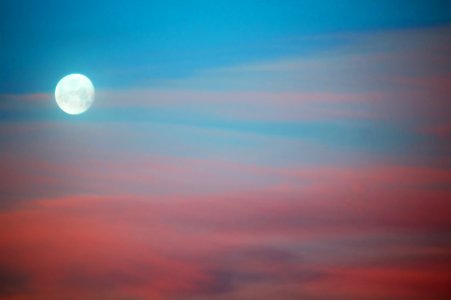 Clouds, Moonlight, Morning