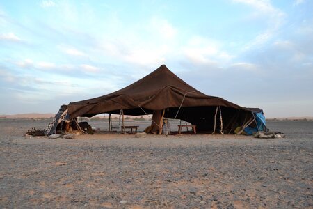 Tent sahara morocco photo