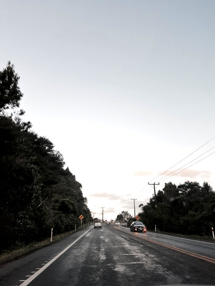 Road sign, Head lights, Lights