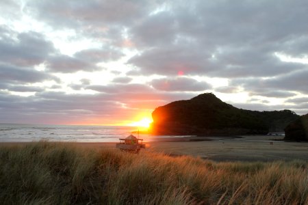 Bethells beach, New zeal, Mountains photo