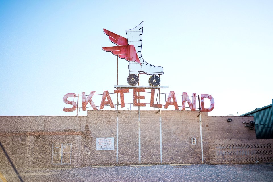 Skateland storefront