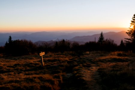 Sunset, Rews bald, United states