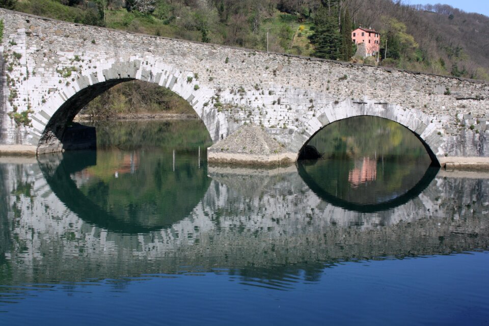 Lunigiana devil's bridge tuscany
