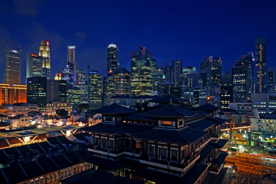 Singapore, Cityscape, Light
