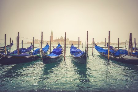 Italy, Metropolitan city of venice, Gondola photo