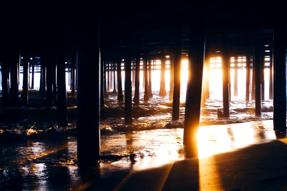 Sunlight, Beach, Sunset