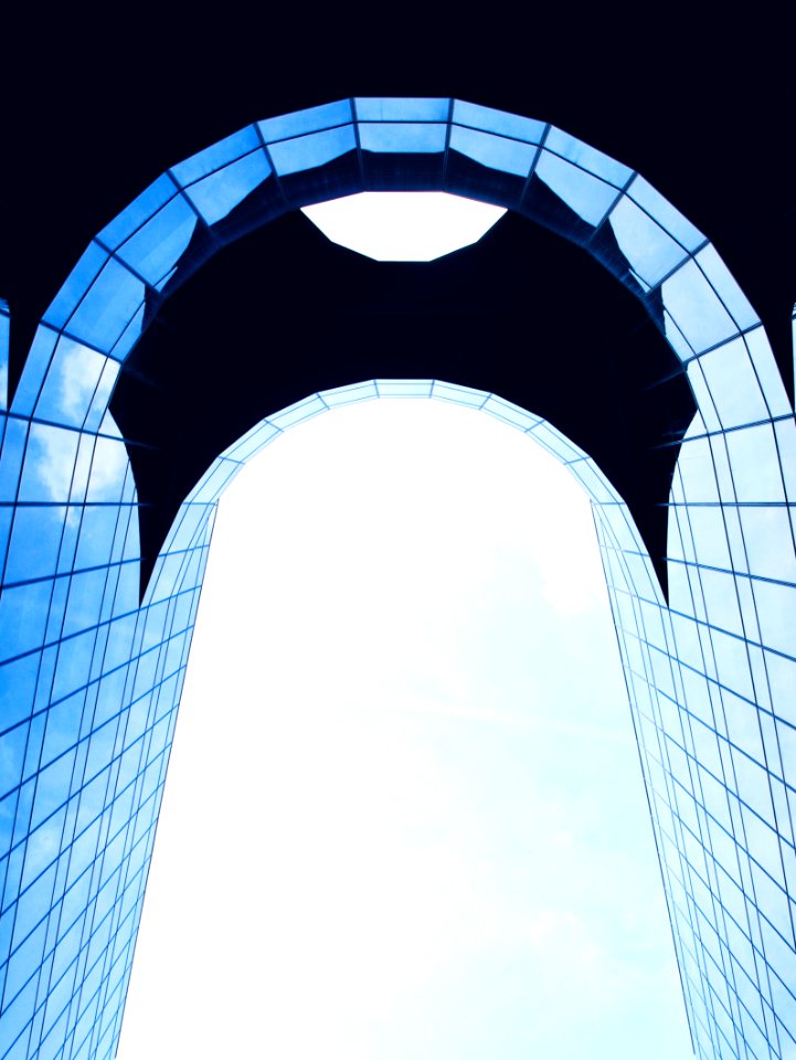 Skyscraper, Building, Look up