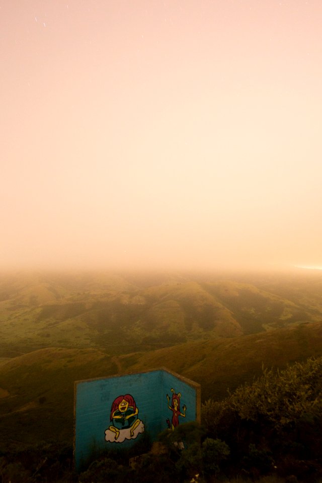 Hawk hill, United states, Graffiti
