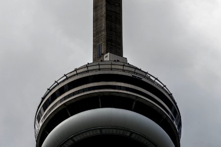 Space Needle Tower in close up photo