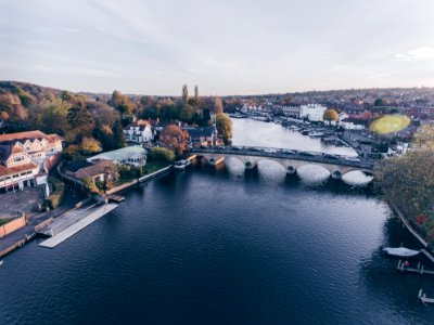 Henley on thames, United kingdom, Drone