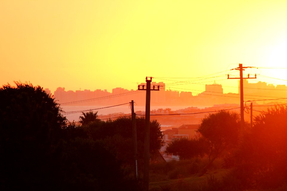 El chorro, Uruguay, Sunset