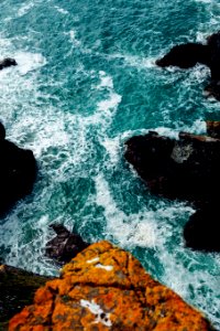 aerial photo of body of water photo