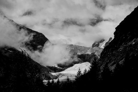 Switzerl, Mont min glacier, Evolne photo