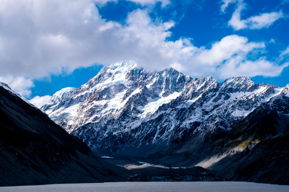 New zeal, Mount cook, Glacier