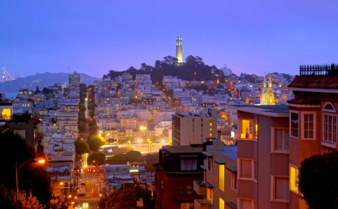 Lombard street, San francisco, United states photo