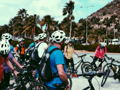 Bike hike, Crowd, People