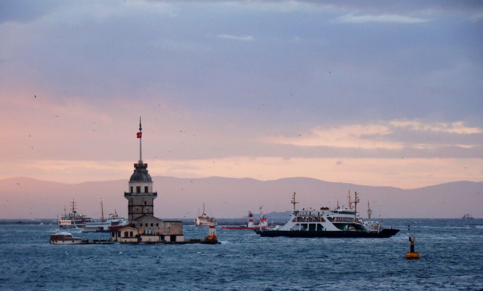 Istanbul bridge channel