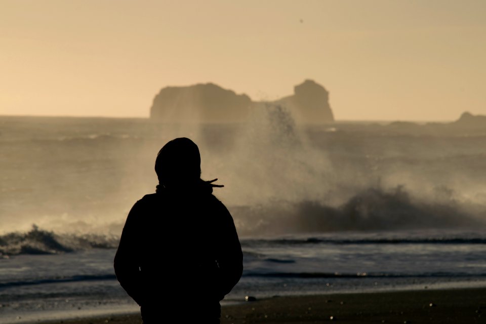 Sunset, Waves