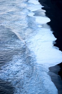 Reynisfjara black s, Beach, Icel photo