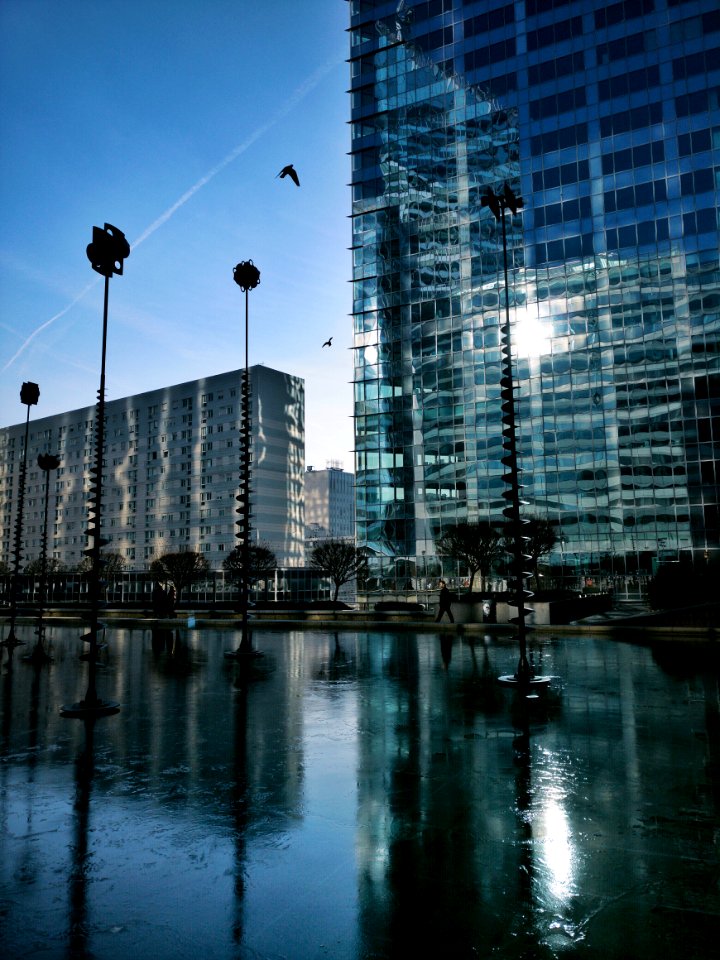 buildings near body of water