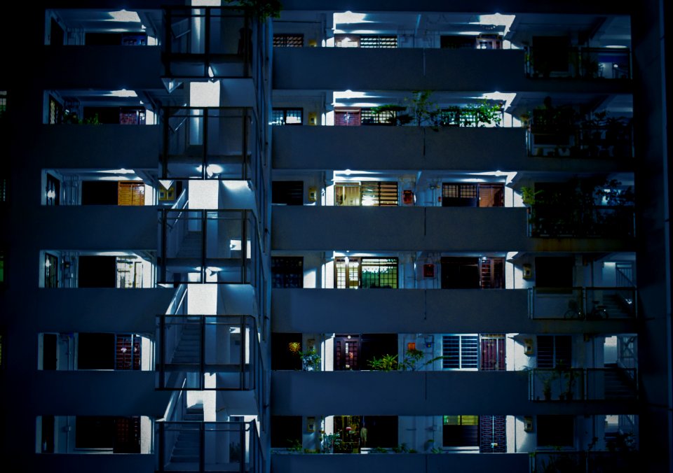 Singapore, Crammed, Night