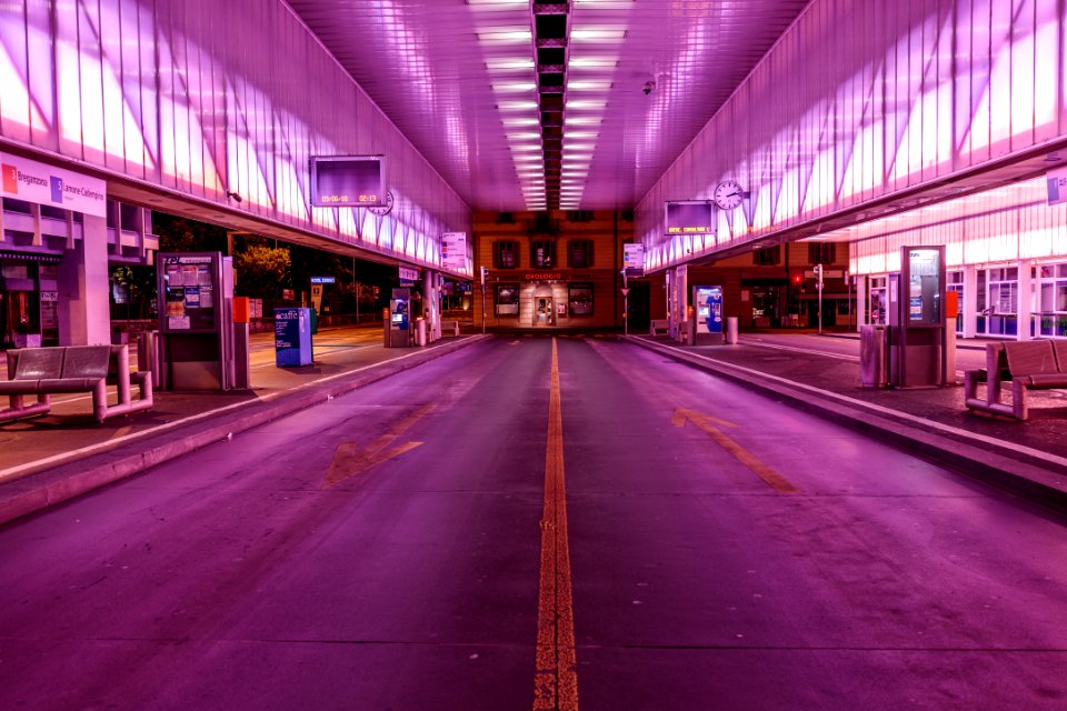 Lugano, Switzerl, Bus ride