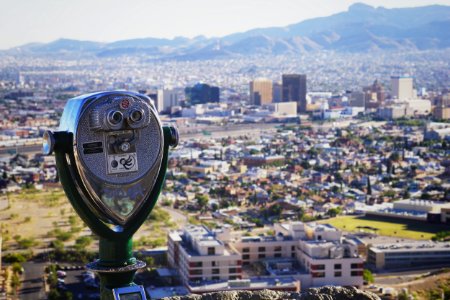 El paso, Cityscape, Binocular photo