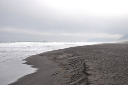 Kamchatka krai, Russia, Black beach photo