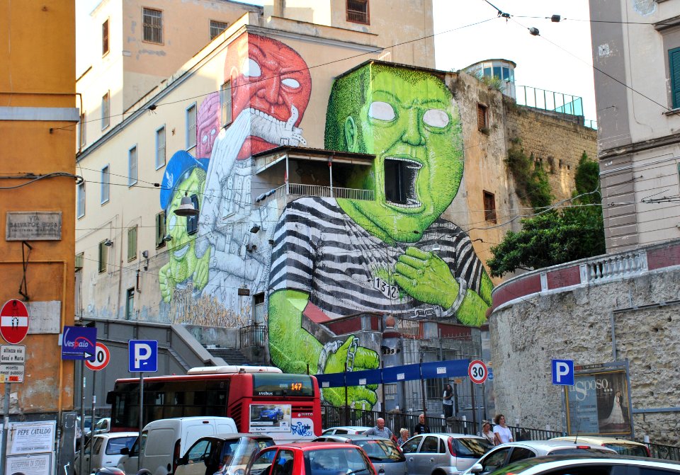 Naples, Italy, Street art