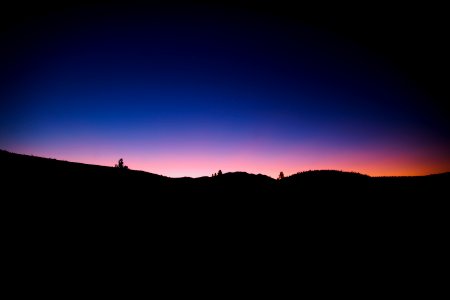 mountains and sky
