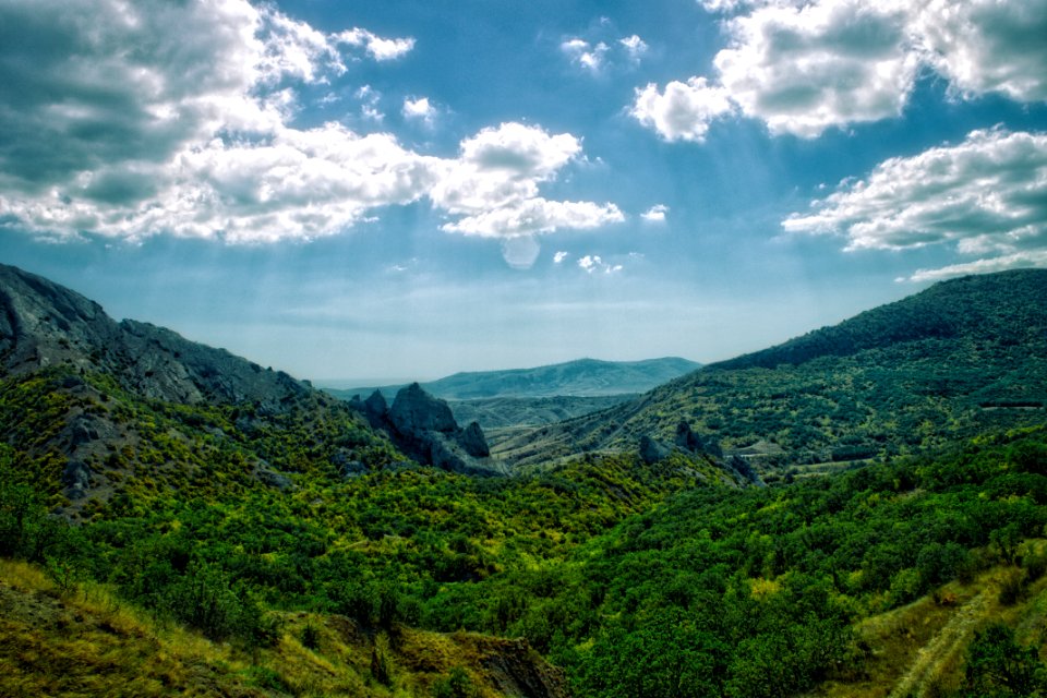 Crimea, Sky, Stones photo