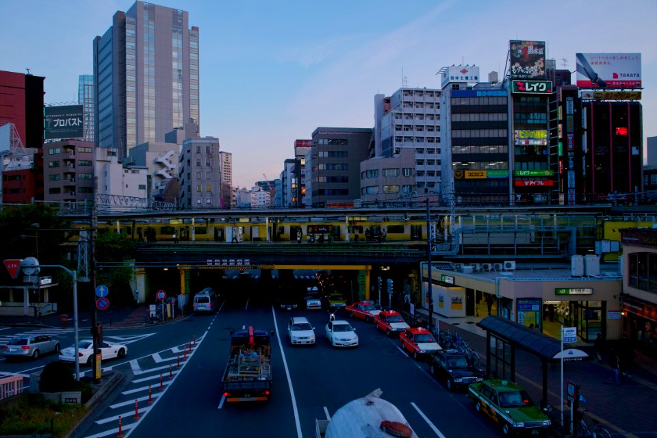 Japan, Iidabashi station, Shinjuku ku