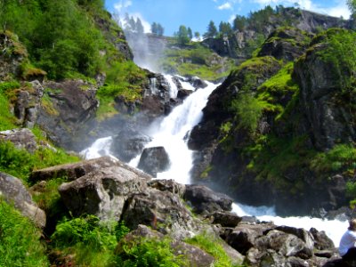 Norway, Waterfall photo