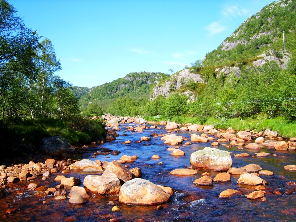 Norway, River, Nature