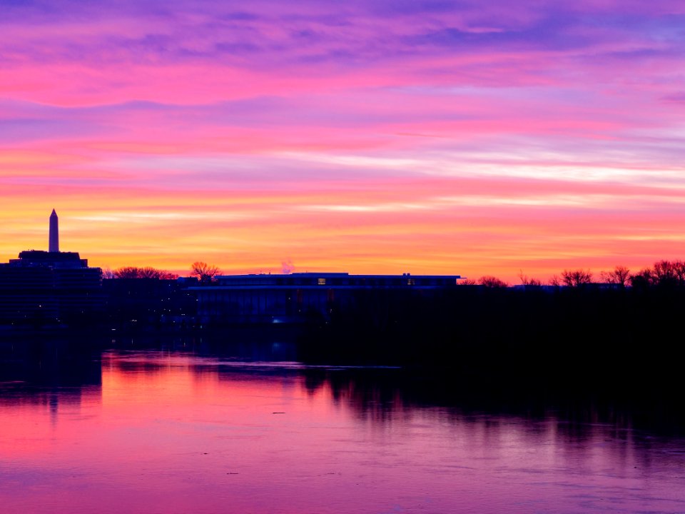 Sky, Pink, Orange