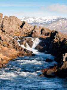 River, Rapids, Mountain photo