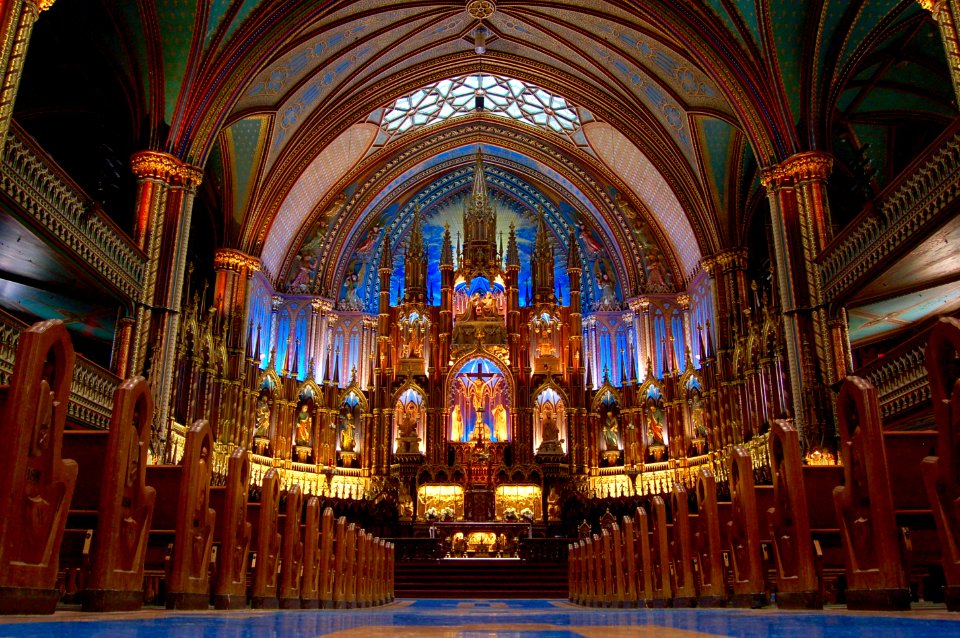 Montreal, Notre dame cathedral, Canada photo