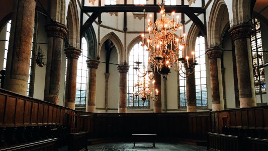 Amsterdam, The oude church, Netherl photo